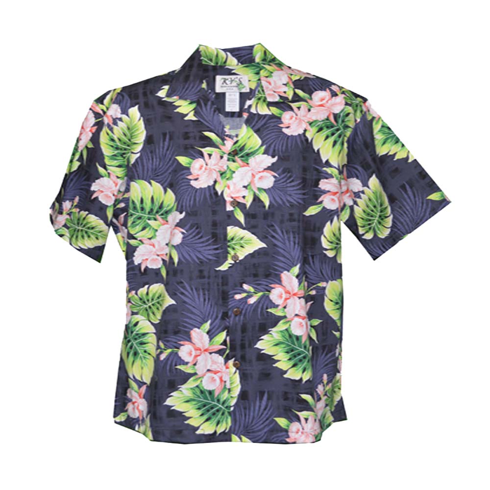 Ohana Orchid Hawaiian Cotton Shirt