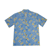 Load image into Gallery viewer, Aloha Plumeria Cotton Hawaiian Shirt for Men
