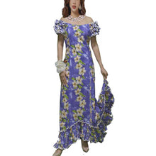 Load image into Gallery viewer, Hibiscus Panel Traditional Muumuu Dress
