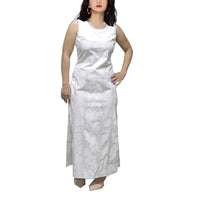 Load image into Gallery viewer, White Hibiscus Leis Maxi Tank Dress Made In Hawaii
