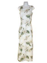 Load image into Gallery viewer, White Orchid Maxi Tank Dress Made In Hawaii
