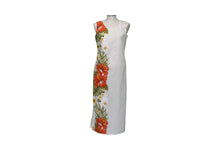 Load image into Gallery viewer, Orange Hibiscus Long Tank Dress
