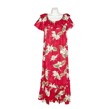 Load image into Gallery viewer, White Orchid Long Muumuu Dress Made In Hawaii
