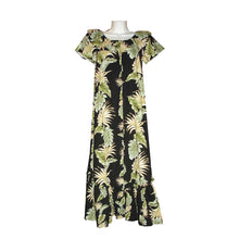 Load image into Gallery viewer, Hawaii Leaf Long Muumuu Dress Made In Hawaii USA
