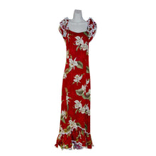 Load image into Gallery viewer, White Orchid Traditional Muumuu Dress
