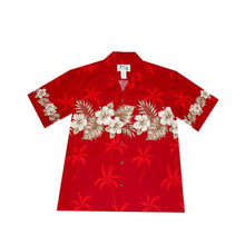 Load image into Gallery viewer, Vintage Hibiscus Father Son Matching Hawaiian Shirts
