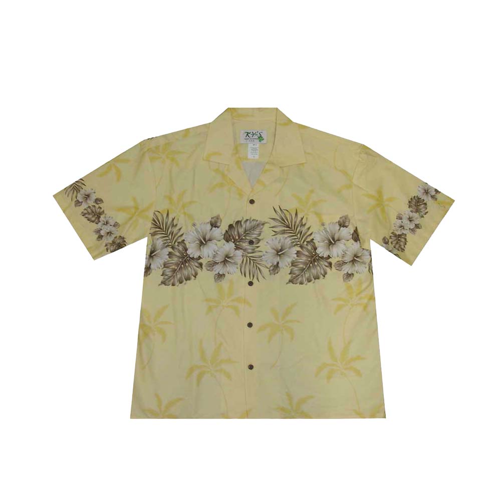 Vintage Hibiscus Father Son Matching Hawaiian Shirts