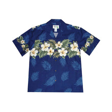 Load image into Gallery viewer, White Original Hibiscus Hawaiian Shirt
