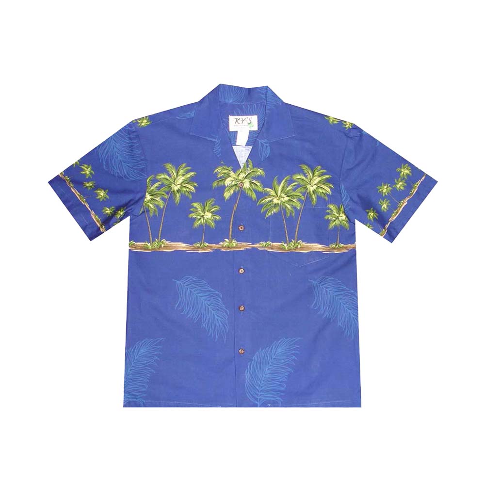 Palm Trees Father Son Matching Hawaiian Shirt
