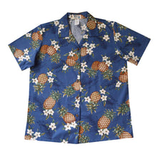 Load image into Gallery viewer, Hawaii Pineapple Women&#39;s Camp Shirt Made In Hawaii
