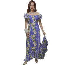 Load image into Gallery viewer, Hibiscus Panel Traditional Muumuu Dress
