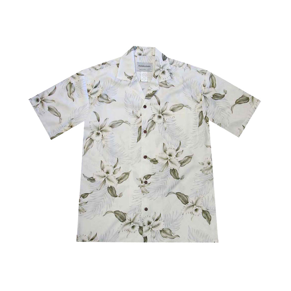 Lulumahu Orchid Rayon Hawaiian Shirt