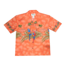Load image into Gallery viewer, Parrot Paradise Border Hawaiian Orange Shirt for Men
