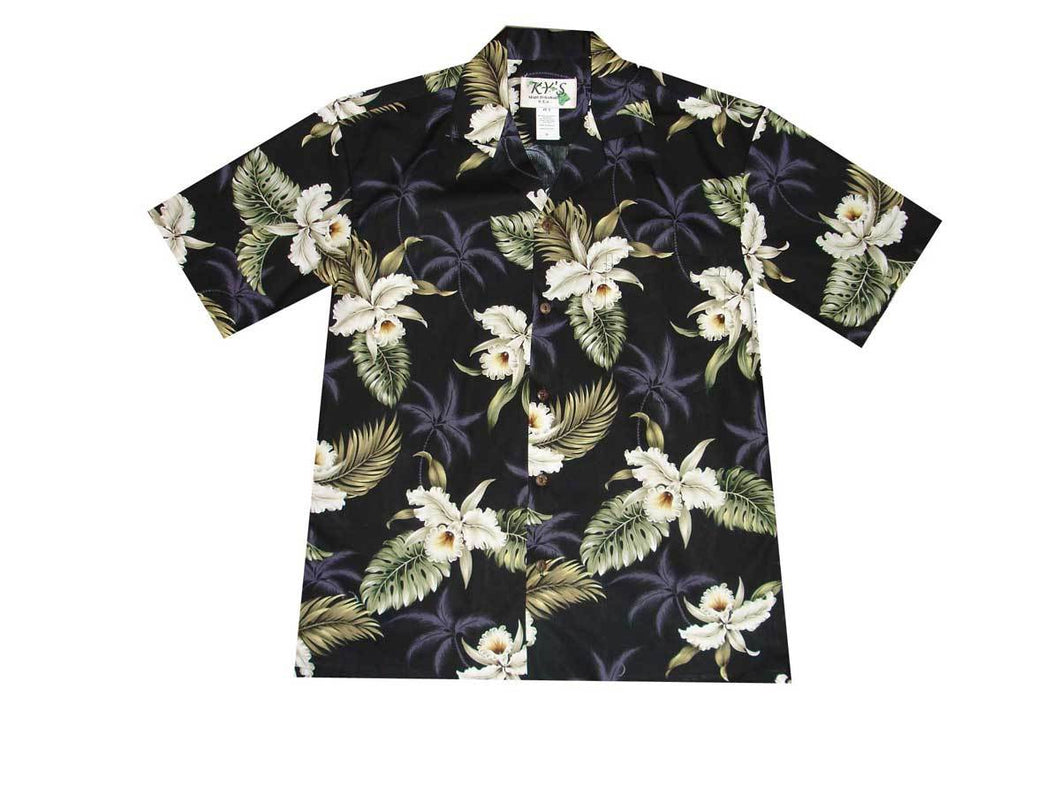Classic Orchid Hawaiian Cotton Shirt