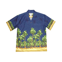 Load image into Gallery viewer, Palm Trees Beach Men&#39;s Hawaiian Cotton Shirt
