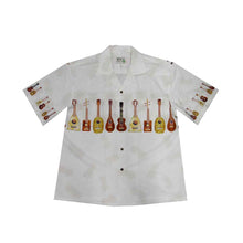 Load image into Gallery viewer,  Border Hawaiian Shirt for Men with Ukulele Collection Print

