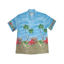Load image into Gallery viewer, Woody Car &amp; Beach Men&#39;s Hawaiian Cotton Shirt
