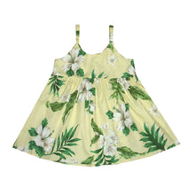 Load image into Gallery viewer, Plumeria Hibiscus Hawaiian Girls Dress
