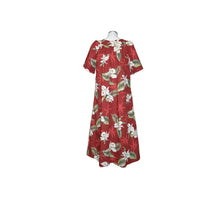 Load image into Gallery viewer, Authentic Honolulu-made Hawaiian dress for women, orchid floral design

