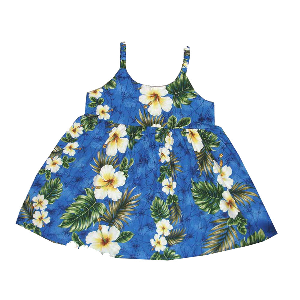 Yellow Hibiscus Hawaiian Girls Dress | Girl dresses made in Hawaii ...